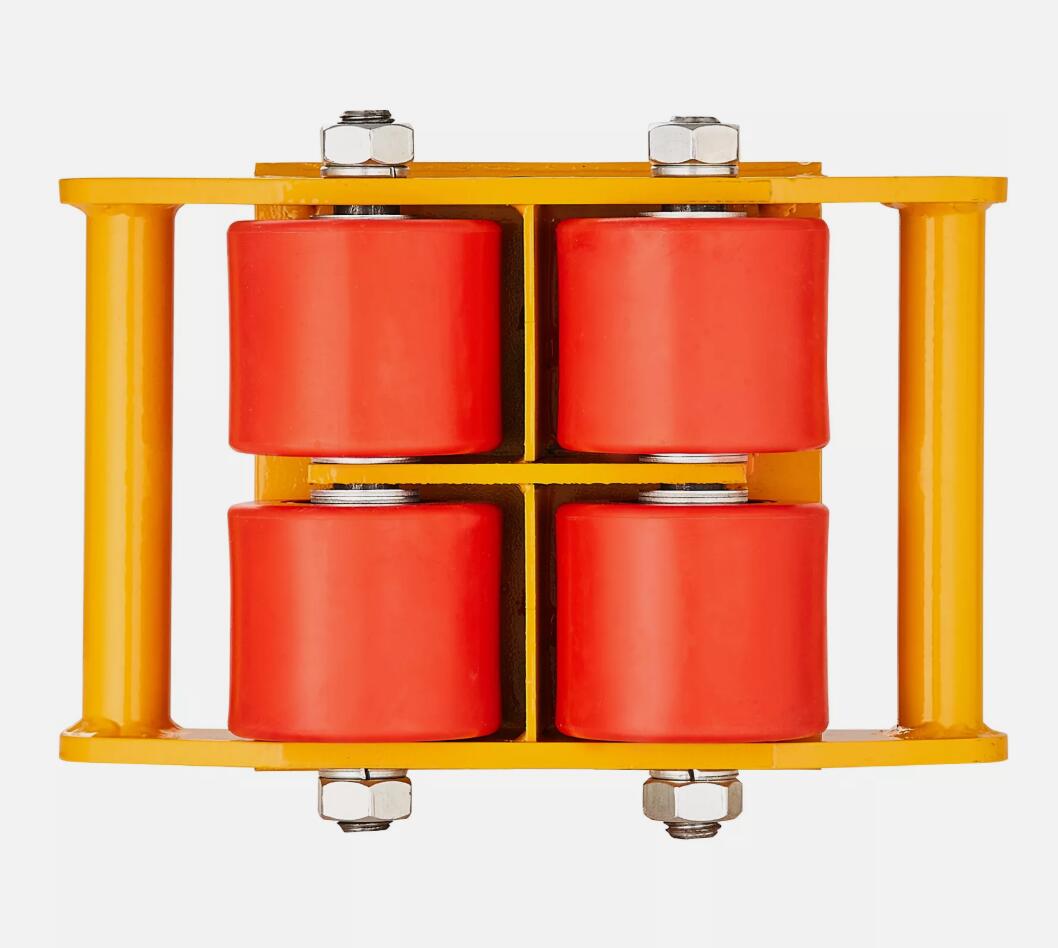 Heavy Duty 6 Ton Machinery Mover Dolly Machine Moving Skate Cargo Trolley 4 PU Wheels