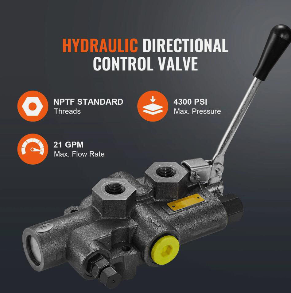3600 RPM 4000 PSI Hydraulic Wood Log Splitter Pump Kit Gear Pump 16GPM 2 Stage with Valve