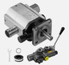 3600 RPM 4000 PSI Hydraulic Wood Log Splitter Pump Kit Gear Pump 16GPM 2 Stage with Valve