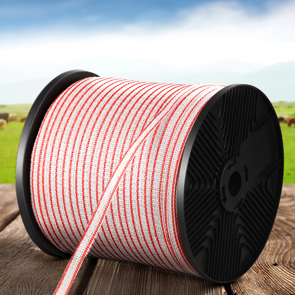 Poly Tape 400M X 12MM Electric Fence Wire + 25pcs pin lock inslator