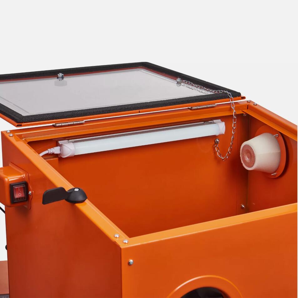 Premium 25 Gallon Sandblasting Cabinet Benchtop Cabinet with Blasting Gun 4 Nozzle AU