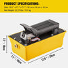 10,000 PSI Premium Air Hydraulic Pump Hydraulic Foot Pump with Hose and Spray Gun AU
