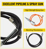 10,000 PSI Premium Air Hydraulic Pump Hydraulic Foot Pump with Hose and Spray Gun AU