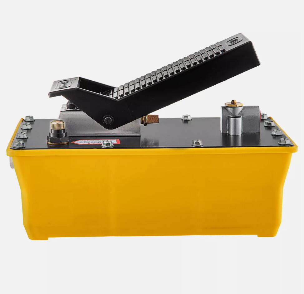 10,000 PSI Premium Air Hydraulic Pump Hydraulic Foot Pump with Hose and Spray Gun AU