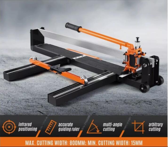PREMIUM 800mm Manual Tile Cutter Porcelain Ceramic Cutting Hand Tools Slicer AU