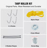 1.6-2.6M Wide Adjustable Dump Truck Trailer Hand Crank Manual Pull Tarp Roller Kit AU