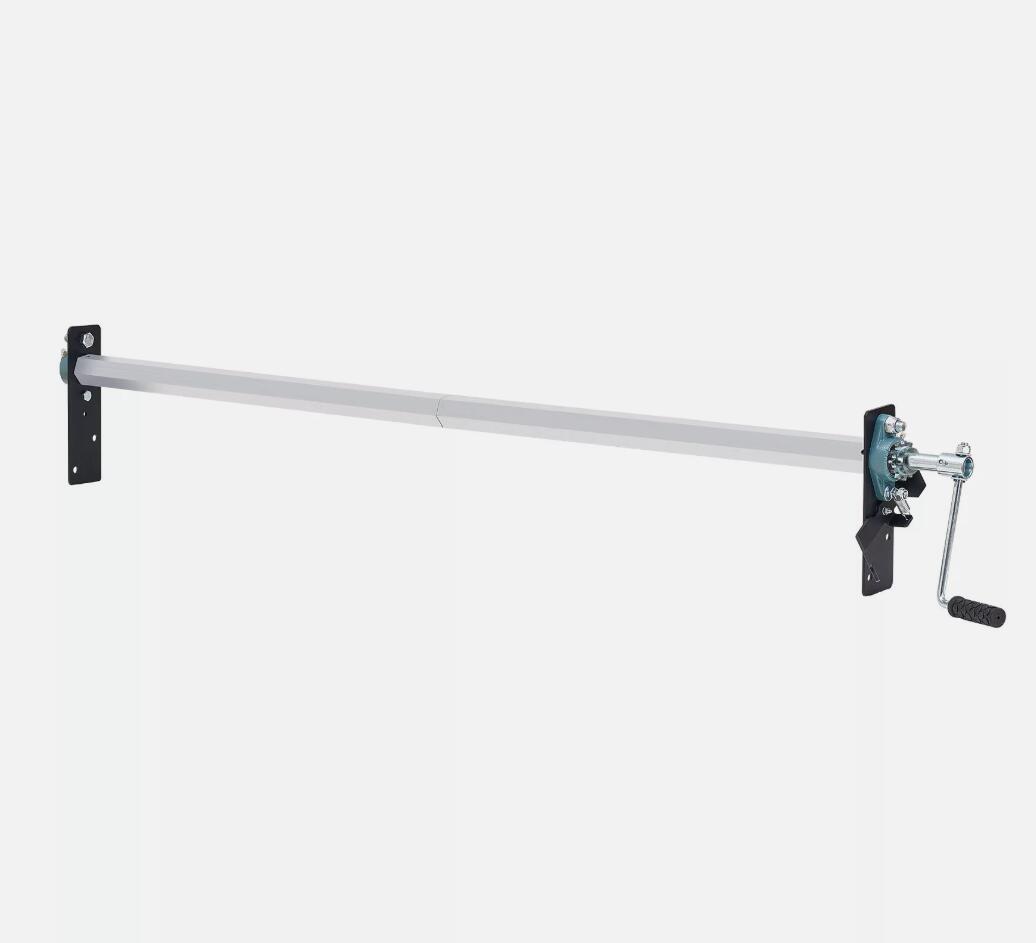 1.6-2.6M Wide Adjustable Dump Truck Trailer Hand Crank Manual Pull Tarp Roller Kit AU