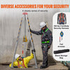 1800 lbs Heavy Duty Confined Space Tripod Kit Rescue Tripod Fall Arrest With Adjustable Legs