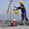 1800 lbs Heavy Duty Confined Space Tripod Kit Rescue Tripod Fall Arrest With Adjustable Legs