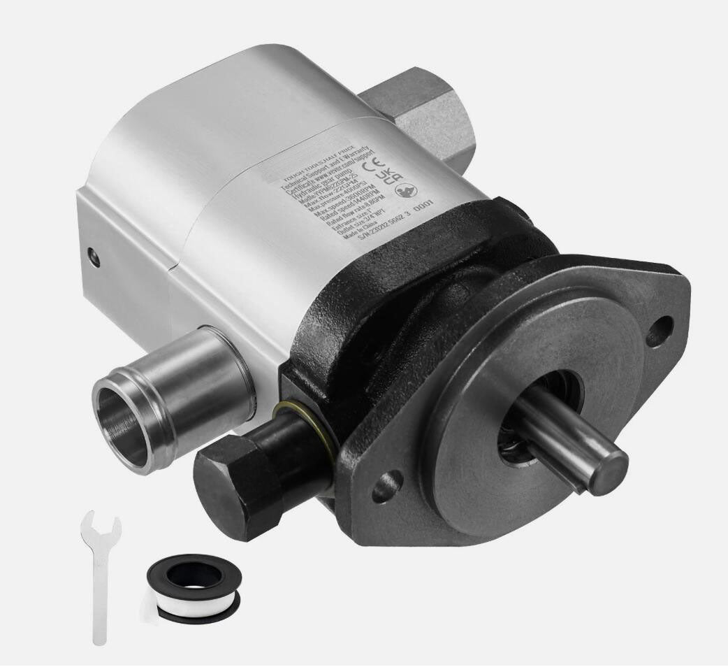 3600 RPM 4000 PSI Hydraulic Wood Log Splitter Pump Kit Gear Pump 22GPM 2 Stage