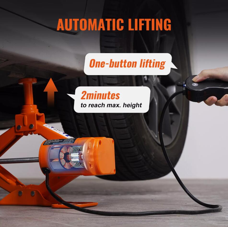 3 Ton UPGRADED Electric Car Jack Floor Jack Electric Scissor Jack Car Repair Tool AU