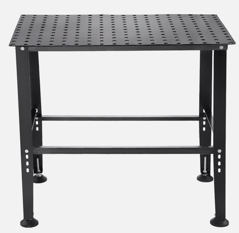 Strong 36" x 24" Welding Table Stable Welding Workbench Table with Fixture Holes 800LBS