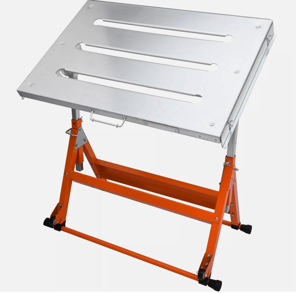 Premium 30" x 20" Adjustable Welding Table Foldable Steel Workbench 181kg Load AU