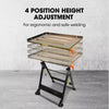 76 x 51CM Height Adjustable Welding Table 150kg Load Heavy-Duty Steel Bench Welder