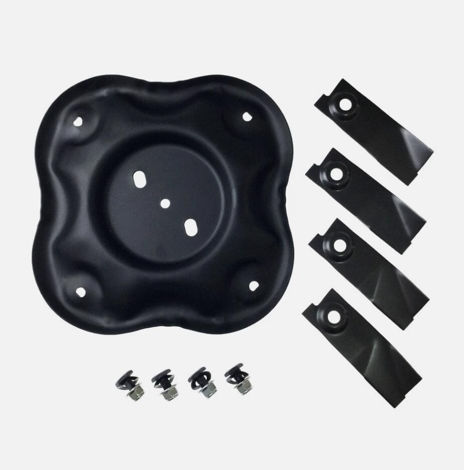 Premium 18" Quad Cut Blades & Disc fits Masport & Morrison Lawn Mowers 529594 NEW