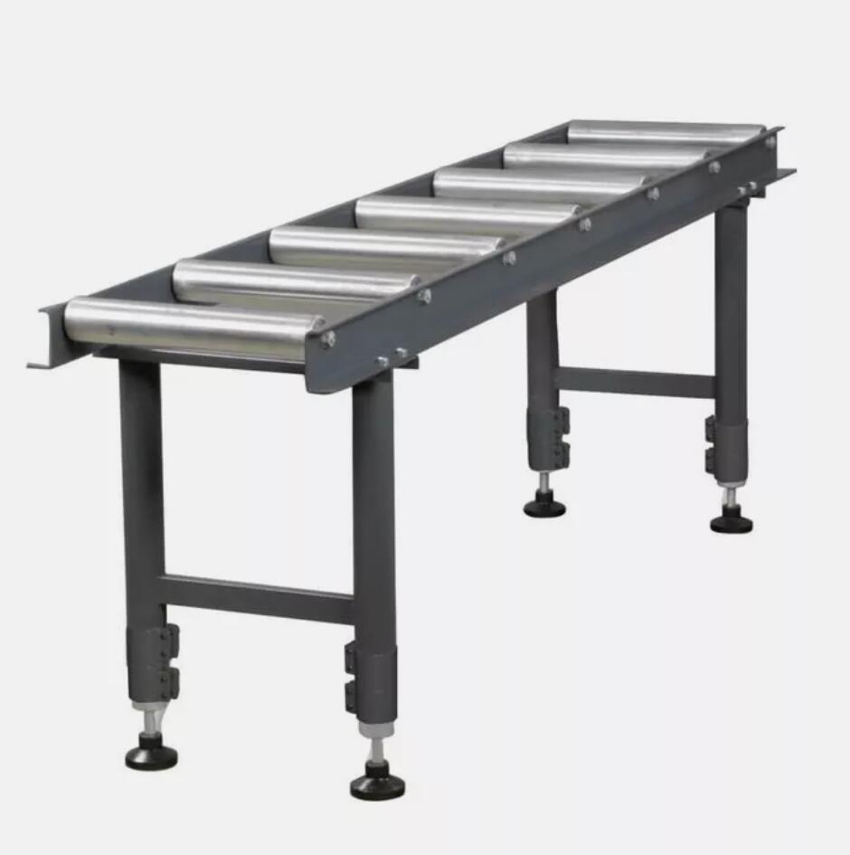 Heavy Duty Steel Conveyor Roller Stand Table 2 Meter Metal Saw Packaging AU