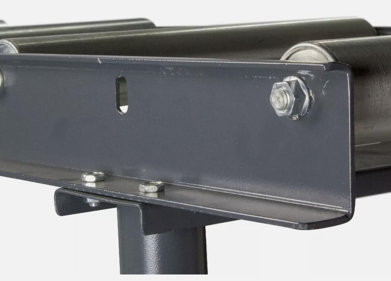Heavy Duty Steel Conveyor Roller Stand Table 2 Meter Metal Saw Packaging AU