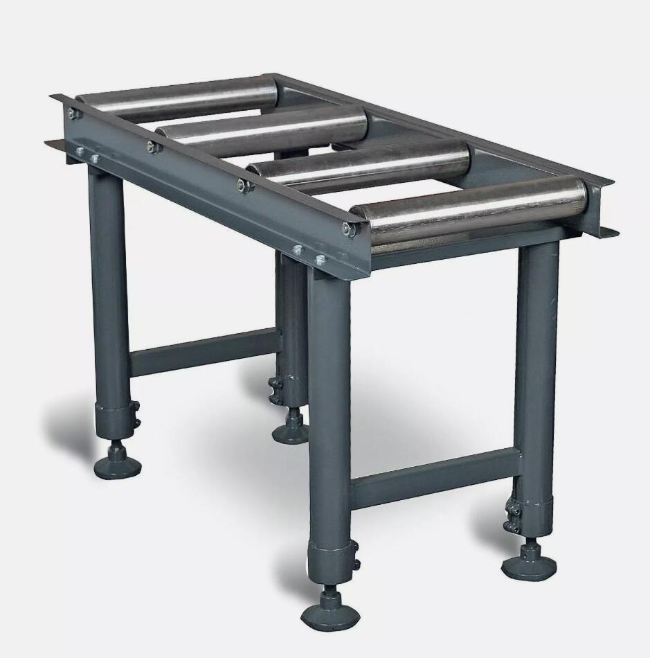 Heavy Duty Steel Conveyor Roller Stand Table 1 Meter Metal Saw Packaging AU