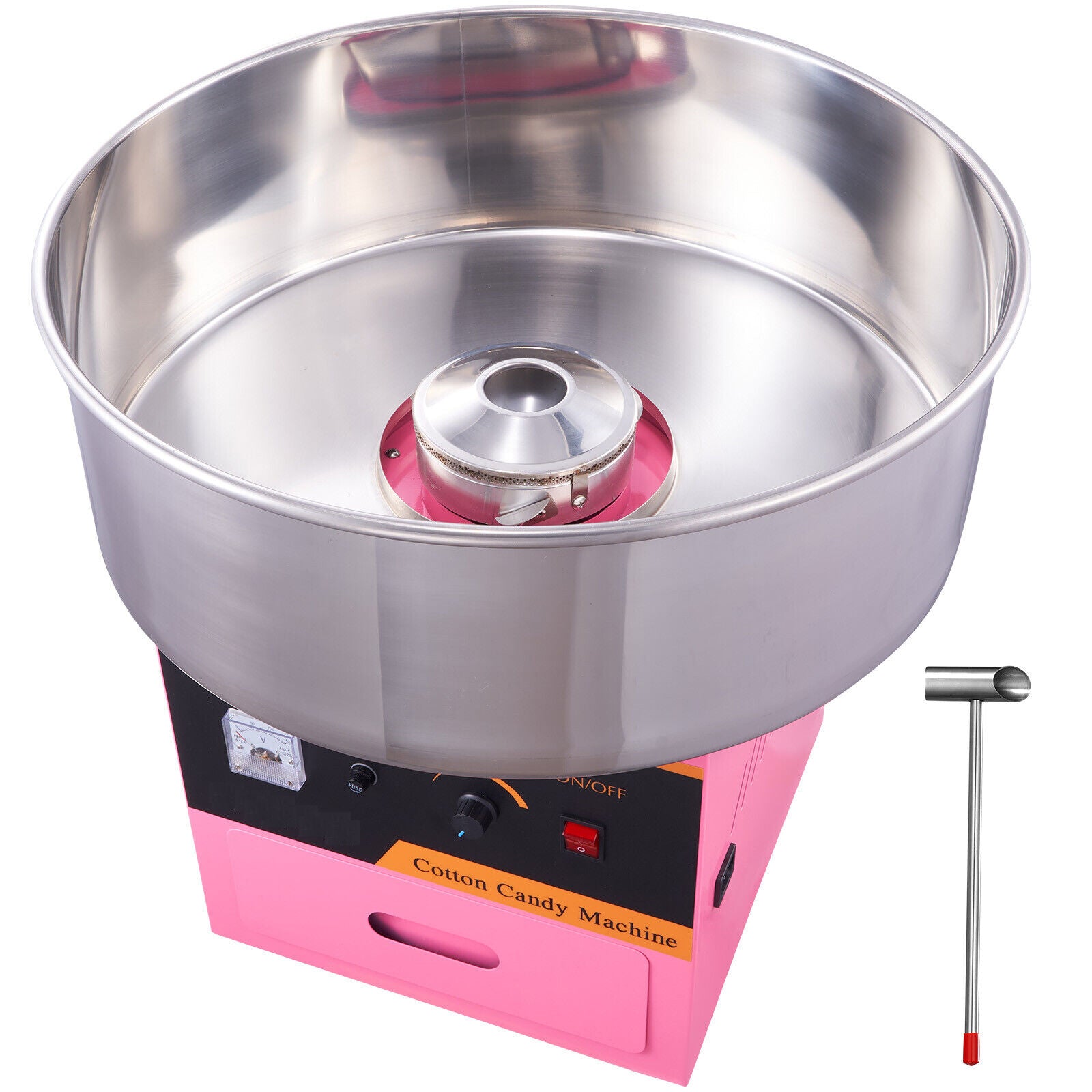 NEW 1000W Commercial Cotton Candy Machine Sugar Floss Maker for Party Pink