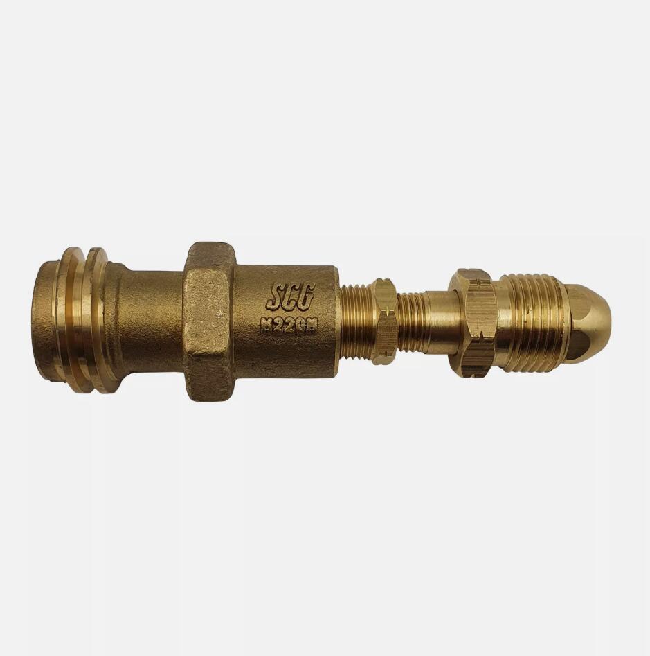 Premium Forklift LPG Bottle Adapter 9kg POL to Forklift Hose BBQ Gas Bottle Adapter AU
