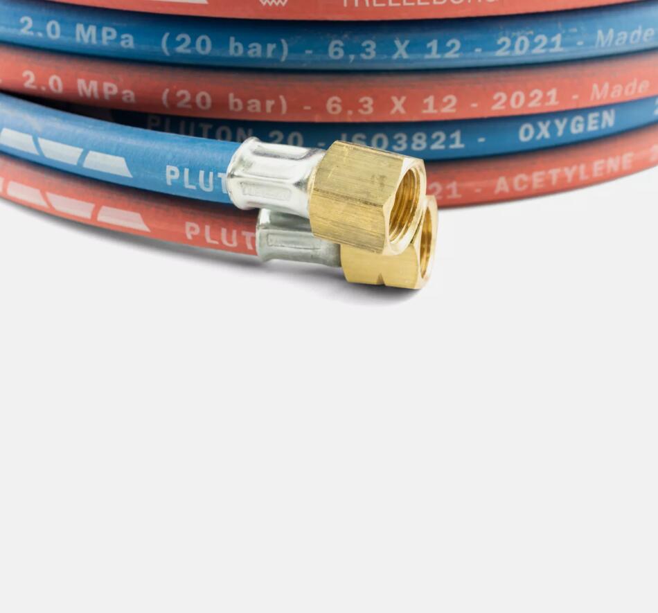 15 Metre Industrial Quality Oxy Acetylene Twin Hose 5/8 UNF Fittings AU