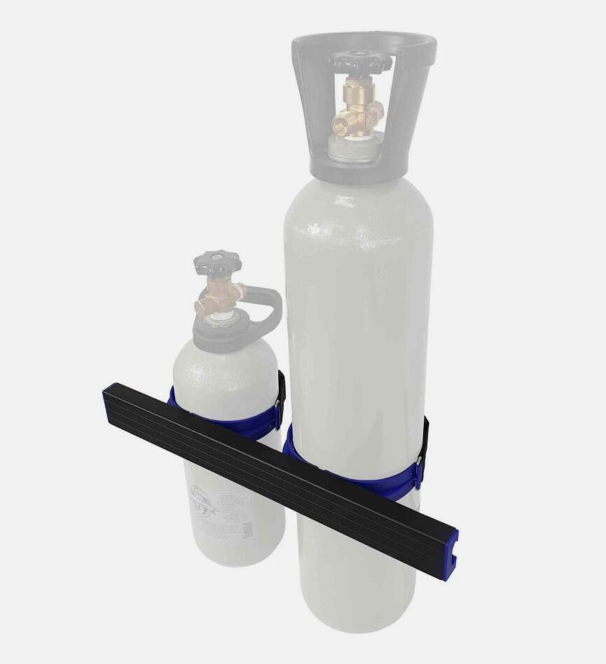 Premium Adjustable Gas Bottle Holder Restraint 400mm Track With 2 x 900mm Strap AU