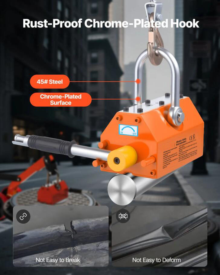 600 kg Adjustable Magnetic Lid Lifter Steel Dolly Heavy Duty Magnet Lift With Wheels AU