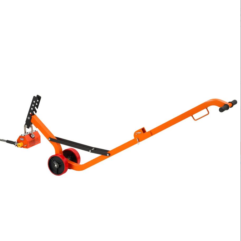 600 kg Adjustable Magnetic Lid Lifter Steel Dolly Heavy Duty Magnet Lift With Wheels AU