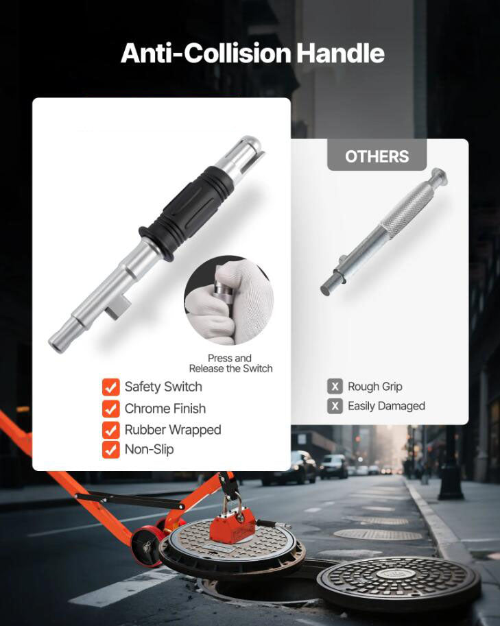 600 kg Adjustable Magnetic Lid Lifter Steel Dolly Heavy Duty Magnet Lift With Wheels AU