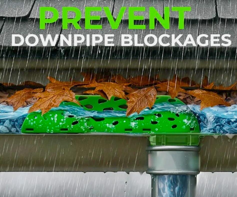 3PCS Premium Gutter Guard Downpipe Leaf Blockage Stopper EZY DIY Filter Strainer AU