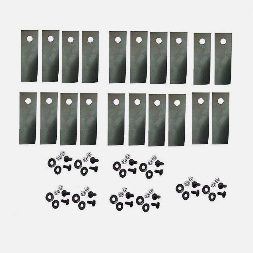 NEW PREMIUM 20x Blades & Bolts fits Rear Catcher Rover Lawn Mowers A01118K A00672K