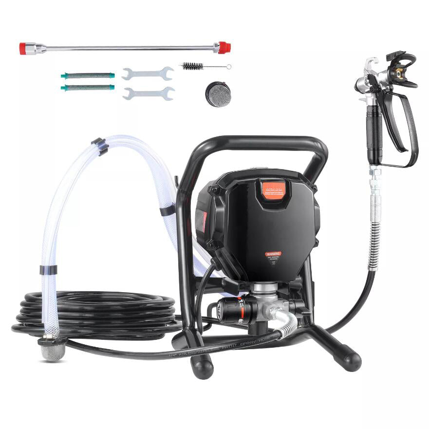 750W 3000PSI Powerful Electric Handheld Stand Airless Paint Sprayer Professional