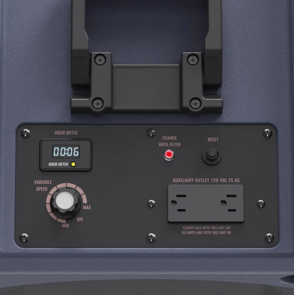 Premium Air Scrubber with 3-Stage Filtration Stackable Negative Air Machine 550CFM Airflow