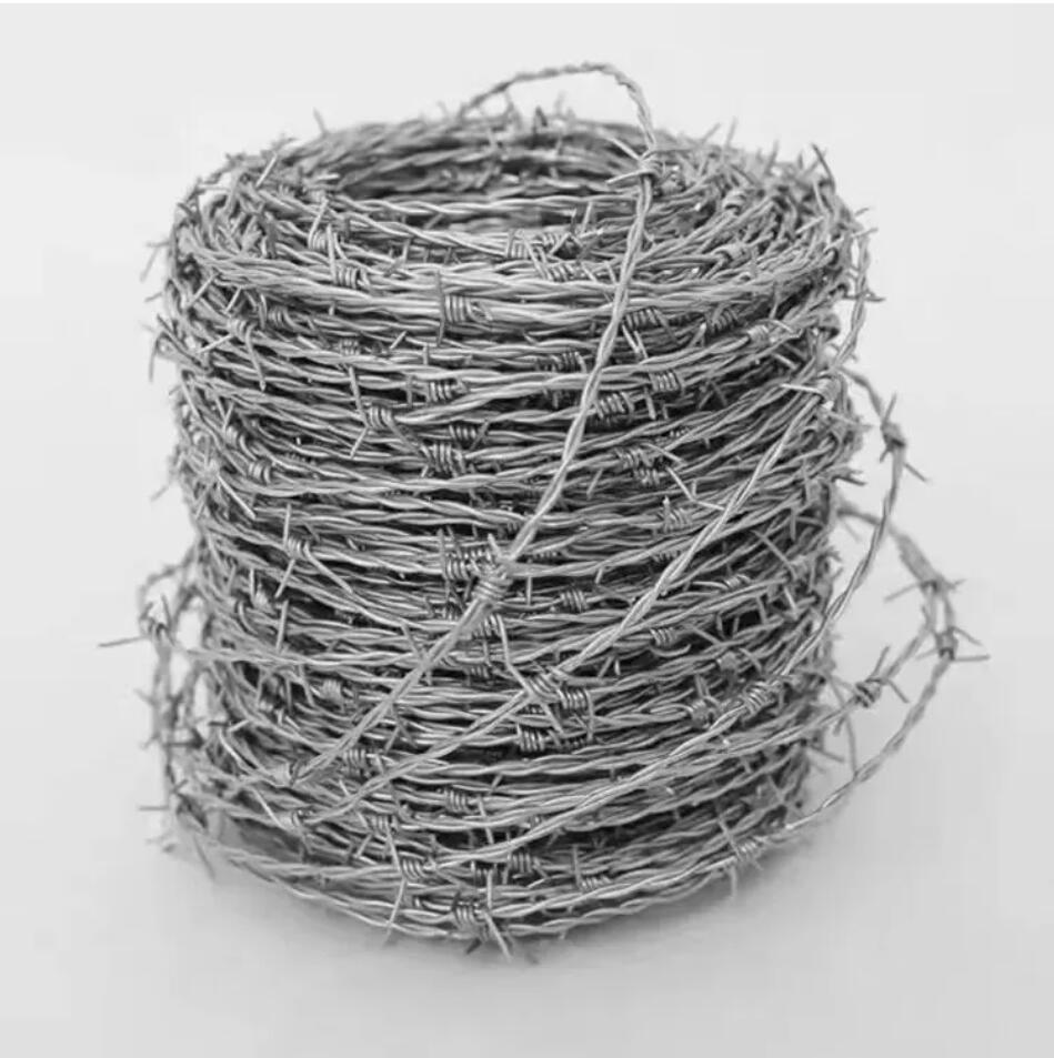 Premium 500M Galvanized Fencing Barbed Wire Reverse Twist Barbed Wire 1.6mm AU
