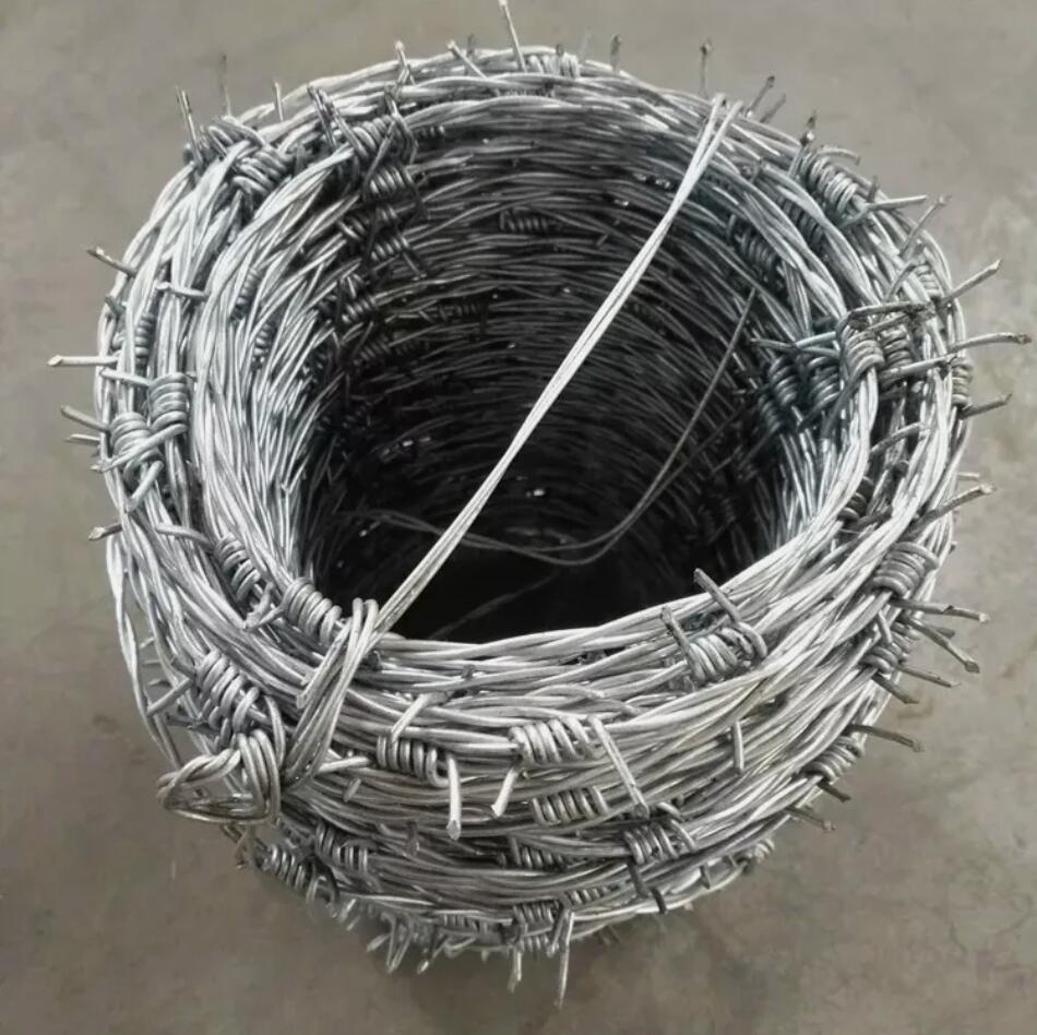 Premium 500M Galvanized Fencing Barbed Wire Reverse Twist Barbed Wire 1.6mm AU