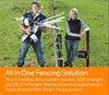 100M All In One Portable Electric Fence Suitable for Horse Cattle & Sheep PORTABLE FENCING