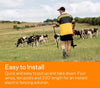 100M All In One Portable Electric Fence Suitable for Horse Cattle & Sheep PORTABLE FENCING