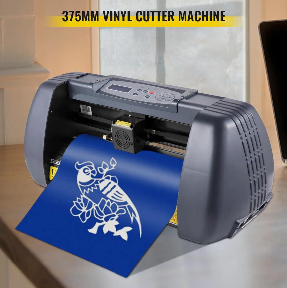 Premium 375mm Plotter Printer Vinyl Cutting Cutter Machine Cutting Plotter