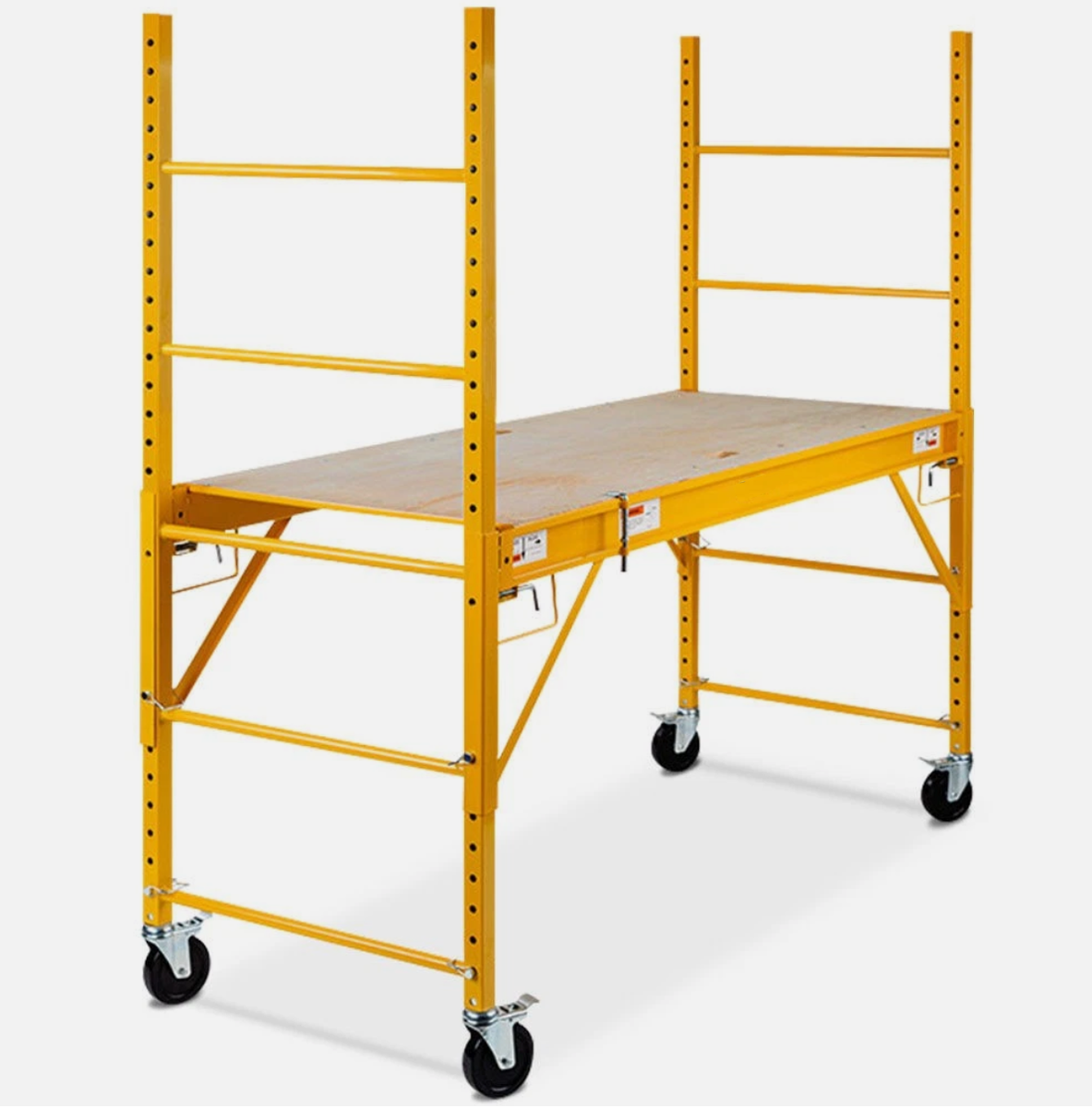 Heavy Duty 450kg Adjustable Mobile Scaffold High Work Platform Scaffol ...