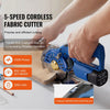 NEW Automatic Cordless 5-Speed Fabric Cutter Electric Rotary Fabric Cutting Machine AU