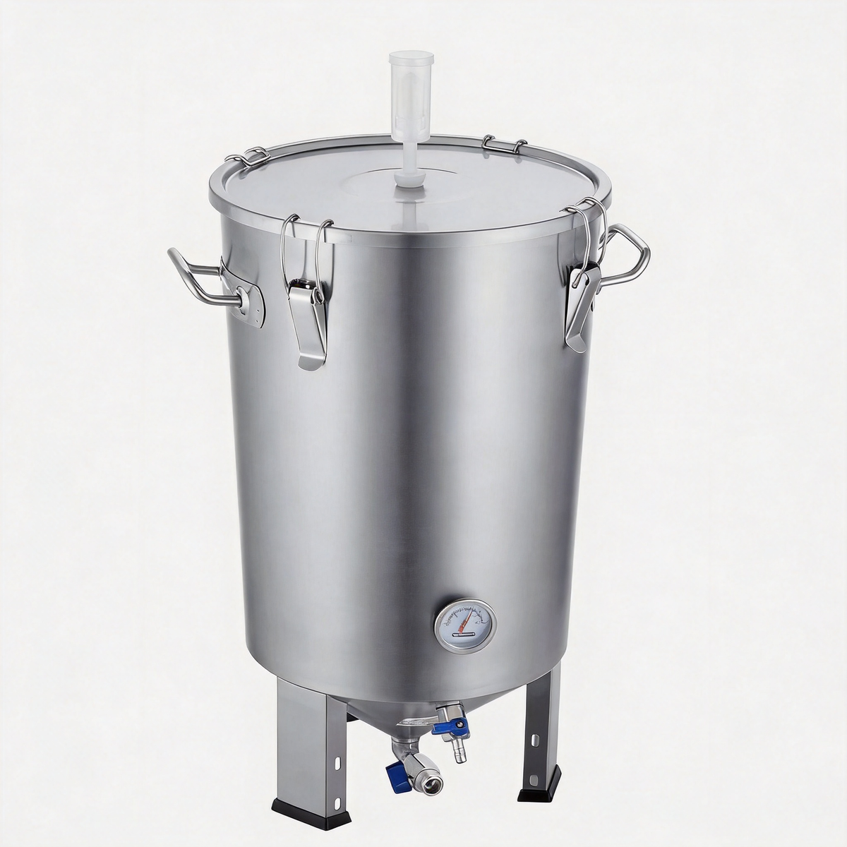 Heavy Duty Stainless Steel 8 Gal Home Brew Kettle Set Beer Brew Bucket ...