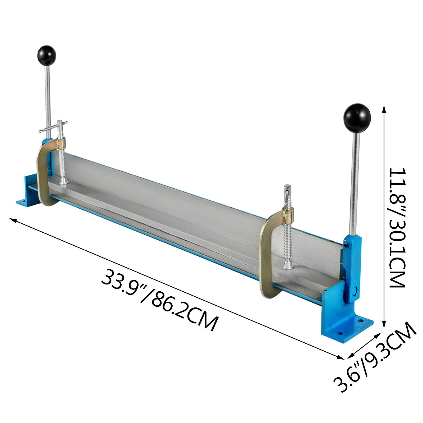 Heavy-duty 30" 760mm Metal Hand Sheet Bender Bending Machine 90° Folder Brake