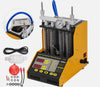 Durable 4-Cylinder Auto Fuel Injector Cleaner ultrasonic Tester Cleaning Tank AU