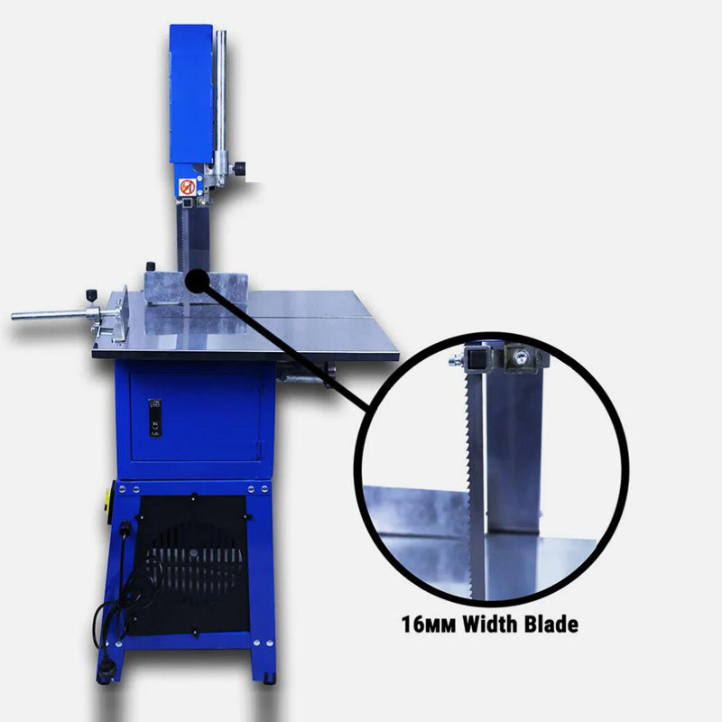 10" Electric Meat-cutting Bandsaw With Mincer Meat Saw Cutting Mincer Sausage Grinder