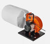 Heavy Duty 1HP Mobile Wood Dust Collector Engraving Machine Dust Separator AU