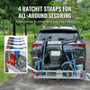 Large Durable Heavy Hitch Mount Wheelchair Scooter Carrier With Folding Ramp 500LBS