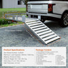 Large Durable Heavy Hitch Mount Wheelchair Scooter Carrier With Folding Ramp 500LBS