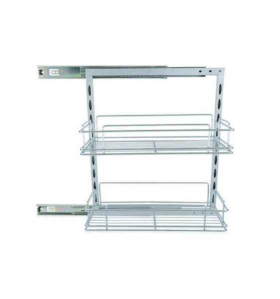 RV Pull Out Pantry Baskets 110mm Baskets Shelves For Caravan Camper Motorhome