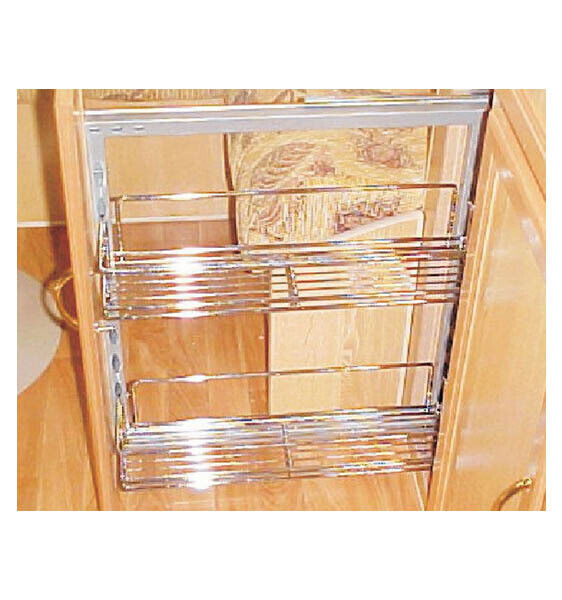 RV Pull Out Pantry Baskets 110mm Baskets Shelves For Caravan Camper Motorhome