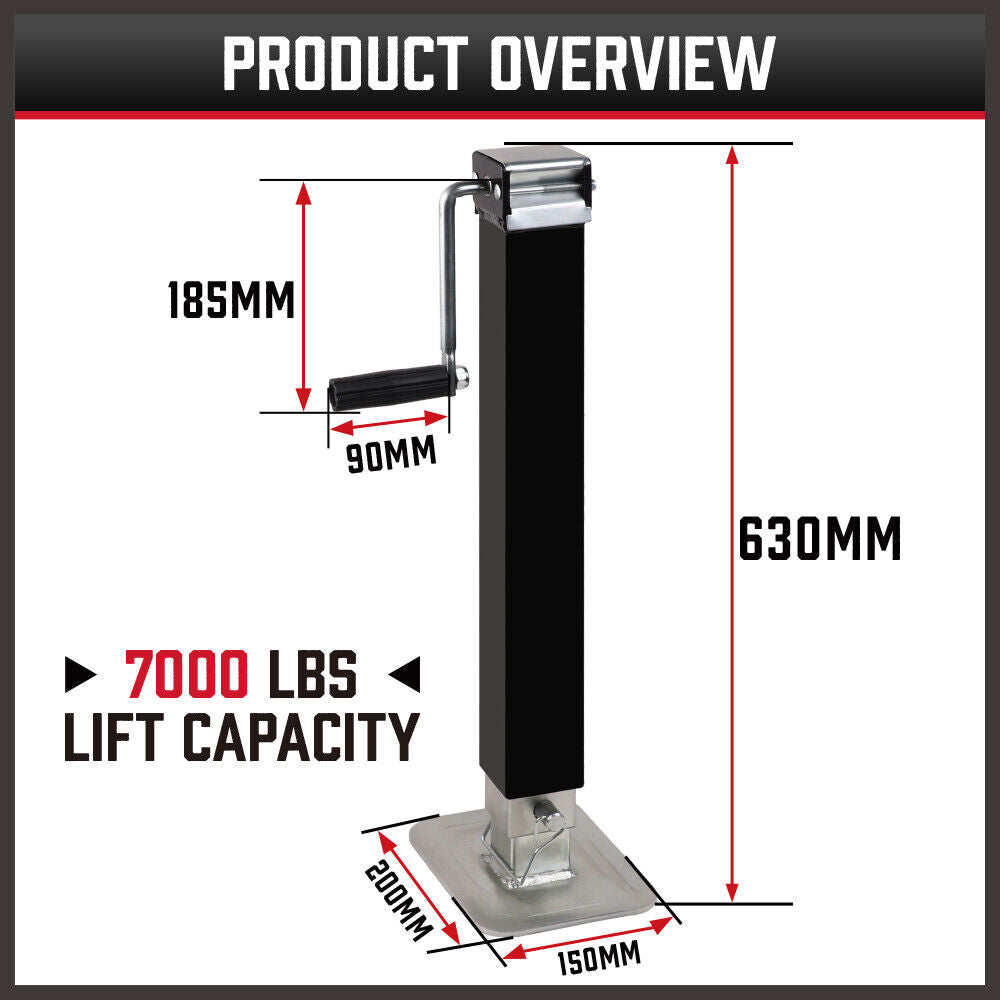 3175KG 7000LBS Heavy Duty Trailer Canopy Caravan Jack Stand Legs Premium AU